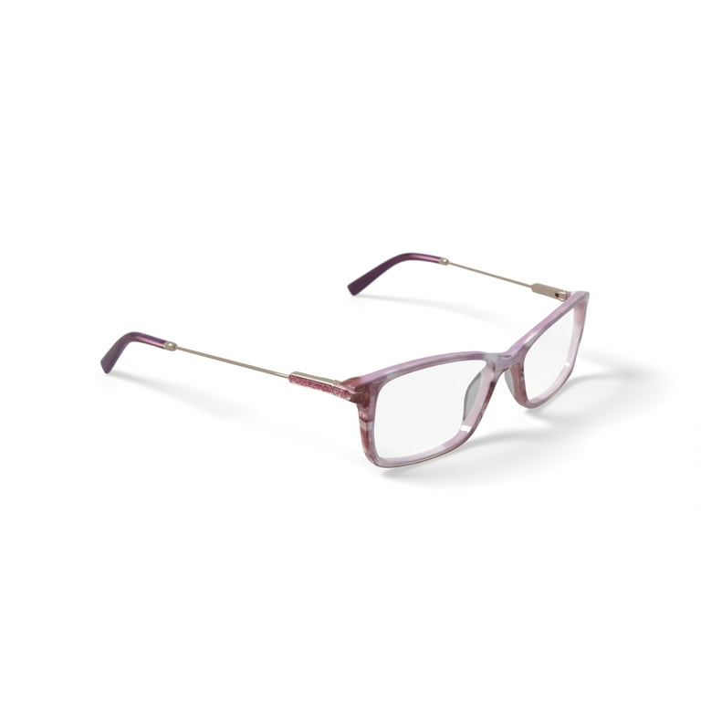 Walmart Women's XSMI80AS-C1 Square Prescription Eyeglasses with