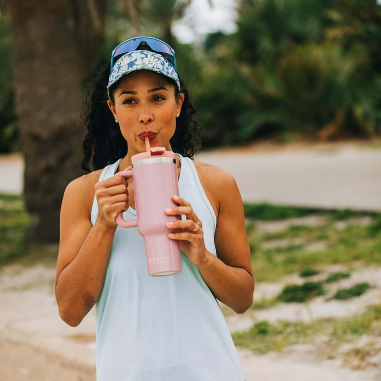 RTIC 30 oz Ceramic Lined Road Trip Tumbler, Leak-Resistant Straw