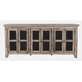 thumbnail image 2 of Jofran Rustic Shores 70" Coastal Distressed Acacia Six-Door Sideboard Cabinet, 2 of 9