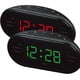 thumbnail image 4 of Reloj LED AM / FM Reloj despertador de escritorio electrónico Mesa digital Radio Regalo Suministros de oficina en casa Enchufe de EE. UU. Scienceny JJ24937-05B, 4 of 6