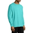 Hanes Men's and Big Men's ComfortWash Long Sleeve Pocket Tee, Up To