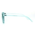 thumbnail image 3 of Pop Color Womens Round Plastic Boyfriend Hippie Sunglasses Green, 3 of 4