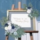 thumbnail image 4 of Arco de boda con flores, letrero de bienvenida para ceremonia, decoración de pared con flores artificiales Estilo A, 4 of 9