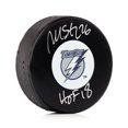 thumbnail image 1 of Martin St Louis Logo Rétro Signé Tampa Bay Lightning avec Half 18 Notes, 1 of 2