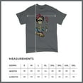thumbnail image 5 of Tee Hunt Frida Kahlo Sugar Skull T-Shirt Calavera Day of The Dead Men's Tee, Charcoal, XX-Large, 5 of 5