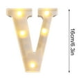 thumbnail image 2 of Fiudx Lámpara con Letras Led Decorativas, Luz Nocturna Tipo Marquesina, Decoración Versátil para El Hogar, Celebraciones de Cumpleaños y Bodas, Ambiente Romántico, Fácil de Usar con Pilas., 2 of 6