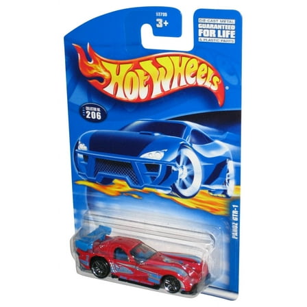 Hot Wheels Panoz GTR-1 (2001) Red Collector Toy Car #206