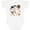 AA-White, variant on Astronaut Valentine Outer Space Hearts Boys or Girls Baby Bodysuit