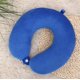 thumbnail image 1 of Almohada para el cuello-Azul-Almohada para el cuello en forma de U-Plumón de algodón-Fácil de llevar, 1 of 4