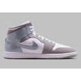 thumbnail image 3 of N I-K-E A i r-Jor-dan 1 Mid SE White Cool Grey Mens Grey Sports Sneaker HF3216-100, 3 of 6