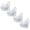 White#1, variant on Everyday Comfort Women's Bra with Non-Wired Design,4PC Women's No- Bra No Front Button No-Slip Underwear White S