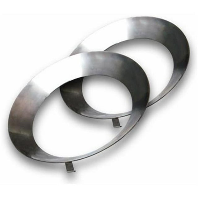 AutoLoc Power Accessories AUTFRHEADTRIMZ Paintable Plated Trim Ring For Frenched Headlight KitPair