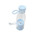 thumbnail image 2 of Exprimidor eléctrico con tapa, 420ml, regalo de cumpleaños para el hogar, mezclador de , licuadora de viaje Personal para barbacoa, Camping, mochi Azul mayimx Exprimidor eléctrico, 2 of 9