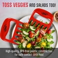 thumbnail image 7 of Kaluns Meat Claws Meat Shredder Tool – Chicken Shredder BBQ Accessories for Pulled Pork, Beef & Grilling – Durable, Heat Resistant, BPA-Free – Red, 7 of 7