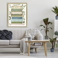 thumbnail image 2 of Stupell Industries Cozy Books At The Cottage Gold Framed Floater Canvas Wall Art, design by Giao Williams, 31 x 25, 2 of 9