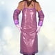 thumbnail image 2 of Delantal de cocina largo de PVC, impermeable, con mangas largas (morado), 2 of 6