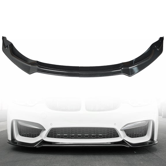 labwork Carbon Fiber Color Front Splitter Lip Replacement for BMW F80 F82 F83 M4 M3 2015 2016 2017 2018 2019 2020