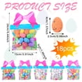 thumbnail image 3 of SMKE Festive Egg Ornament Set,Easter Centerpiece Eggs,Seasonal Egg Ornaments,18Pcs White Plastic Easter Eggs 2x1 Inch Colorful Speckled for DIY Wreath Crafts Basket Filler Home Decor, 3 of 9