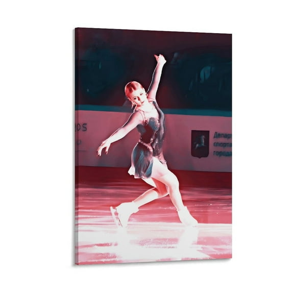 Alexandra Trusova Sexy Fancy Roller Skating Poster Canvas Poster Wall Art Picture Prints Hanging Photo Gift Decor Home Posters Artworks 08x12inch(20x30cm)