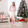 thumbnail image 6 of IAUYY Unisex Adult Onesie Pajamas Ultra-Soft Crystal-Soft Fabric, Halloween Adult Onesie Pajamas Adults,With a Zipper Plus Size Onesie Pajamas, A Soft Blush, 6 of 7