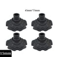 thumbnail image 1 of Mosiee 4Pcs Outdoor Camping Chair Foot For Pads Chair Leg Mat Non-Slip Anti-Trap Covers, 1 of 9