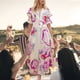 thumbnail image 3 of Vestido De Mujer Vestido elegante con cuello en V Maxi Dress Vestidos Moda suave para boda (Rose Red S) Cgtredaw para Mujer Rosa roja T M, 3 of 6