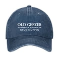 thumbnail image 2 of Willtoo Old Geezer Formerly KNOWNS AS Stud Muffin Trucker Hat Running Hats for Women Men's Hats Gifts for Daughter Running, 2 of 3