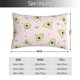 thumbnail image 2 of Balery Avocado Doing Sport Yoga Funda de Cojín Estampada, Regalos para Mujeres, Regalos de Amor para Ella, Regalos para Novia o Esposa, Funda de Almohada-14"x20", 2 of 6