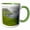 Green/White, variant on 3drose, the West Coast at Nordradalur. Denmark, Faroe Islands, 11oz Two-tone Red Mug