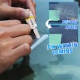 thumbnail image 5 of 5Pcs Car Glass Repair under $5! Xqxayjr Automotive Glass Repair Fluid Kit, Car Window Crack Chip Repair Tool, Windshield Repair Solution with Scraper, 3ml Glass Damage Restoration Set, 5 of 7