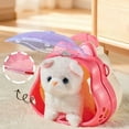 thumbnail image 4 of Oliegs Boxbollen Rechargeable Robot Cat Rabbit That Like A Real Cat Walking Barking Tail Wagging Smart Realistic Panda Robotic That Like A Real Cat Birthday Easter Feature Walking, 4 of 4
