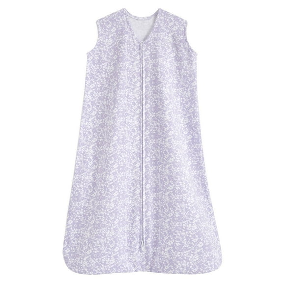 HALO® SleepSack® Wearable Blanket - 100% Cotton - Aster Flowers-Purple MD