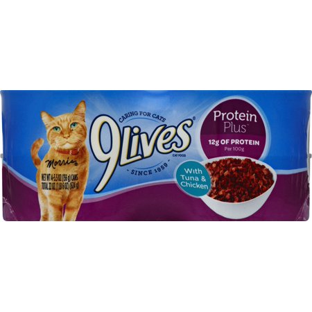 9 lives protein plus cat food