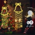 thumbnail image 4 of Gnmfd Christmas Bells Hanging Lights USB Powered with Remote Control, White LED Lights for Bedroom, Christmas Tree, Doors, Walls, Holiday Party, Indoor Outdoor Home Decor, String Lights, 4 of 6