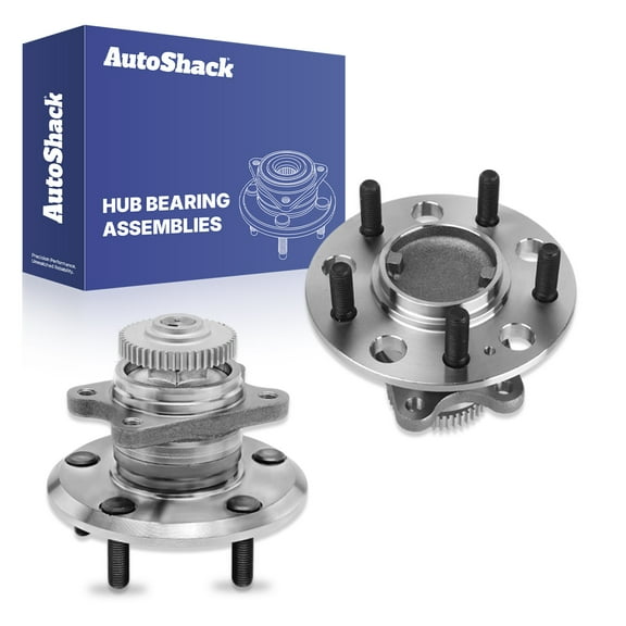 AutoShack Rear Wheel Hub Bearing Assemblies with ABS| Replacement for 2006-2009 Hyundai Sonata 2006-2010 Kia Optima | 2-PC