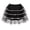 Pink, variant on Women Three-Tier Cascading Ruffle Fluffy Tulle Tutu Mini Skirt Wide Stretch Elastic Waist Contrast Color Ribbon Trim Cosplay Halloween Party Casual Short Bottom 1PC S-6XL Plus Size Friendly