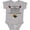 AC-Heather Grey, variant on Inktastic First Thanksgiving Boys or Girls Baby Bodysuit
