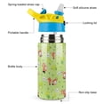 thumbnail image 3 of JJ Mikey Maizen Insulated Stainless Steel Water Bottle with Straw Vacuum Water Tumbler Reusable Leak Proof Cup, 3 of 8