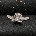 thumbnail image 3 of Broche con hebilla de alfiler de aleación de metal con forma de abeja pequeña retro, broche pequeño de insecto, 3 of 3