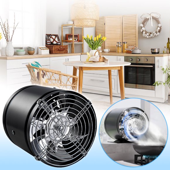 RKSTN Ventilateur Style Unidirectionnel avec Ventilateur d'Extraction en Maille Ventilateur de Cuisine et Industriel Puissant Silencieux Ventilateur de Ventilation Gadgets de Cuisine