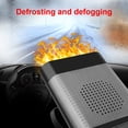 thumbnail image 2 of golytefs 12/24V Auto Windshield Defroster 360 Rotating Car Anti-fog Heater (Light Grey), 2 of 6