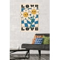 thumbnail image 3 of Smile Face - Love Flowers Wall Poster, 22.375" x 34", 3 of 5