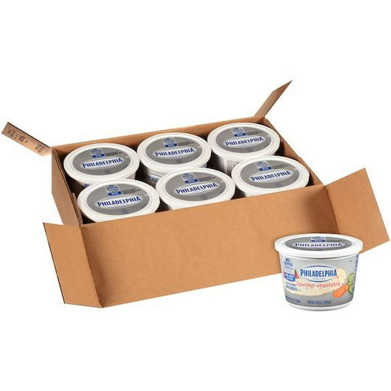 Philadelphia Garden Vegetable Cream Cheese Spread, 3 Pound -- 6