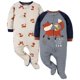 thumbnail image 1 of Gerber Baby Boys Paquete De 2 Sleep 'N Play Blue Fox 6-9 Meses, 1 of 1