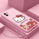 thumbnail image 3 of Sanrios-funda de teléfono con dibujos animados de Hello kitty, bonita funda con correa de mano para iPhone 15, 14, 13, 12, 11 Pro Max, Mini, X, XR, XS MAX, SE20, 8, 7 Plus, 3 of 5