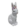 thumbnail image 1 of Figura de conejo de Pascua, estatua de conejo, hermosa pieza coleccionable para centro de mesa de Pascua Allanamiento, 1 of 9
