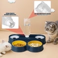 thumbnail image 3 of Comederos para gatos TUNC juego de comederos 4 en 1 para gatos y perros pequeños Sencillez, 3 of 5