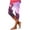 Multicolor#18, variant on DDAPJ pyju Capri Leggings for Women 2025 Trendy Summer Cropped Pants Elastic Waist Slim Fit Yoga Bottom Pants Trendy 3D Print Casual Workout Capris Today's Sales Multicolor M