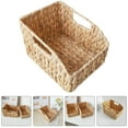 thumbnail image 1 of unbranded Cesta Decorativa Tejida En Tono Amarillo Claro Para Almacenar Objetos Y Mantener Orden, 1 of 8