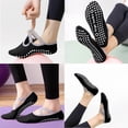 thumbnail image 4 of successthop Grip Socks Women Pilates and Yoga Yoga Gym Homewear Workout Ladies Criss Non Slip Sock for Gifts Black, 4 of 7